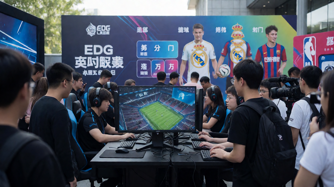 电竞比赛现场选手激烈对战画面